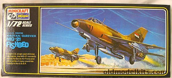 Hasegawa 1/72 TWO Mig-21 F-13 Fishbed - Egyptian Air Force / Uganda Air Force / Israeli Air Force IAF /, 012 plastic model kit